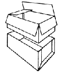   Caja De Carton  Bliss con cubierta HRSC
