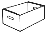 Caja de Carton  Charola Cabezal Reforzado