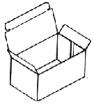 Caja de Carton  Caja con Simple Tapa.